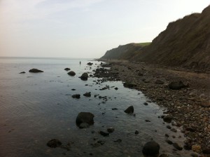 Ostsee Steilküste in Stohl / Schwedeneck in Schleswig-Holstein nahe Kiel