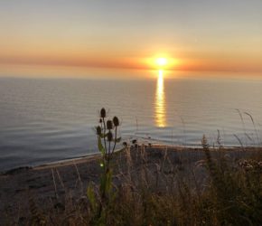 Sonnenaufgang Steilküste Stohl an der Ostsee