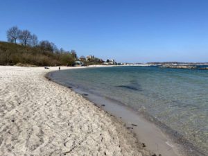 Strand Kiel-Schilksee Frühling 2020