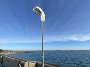 Ostseebad Strande Laterne mit Eis