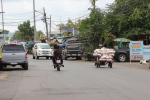 Straße in Surat Thani