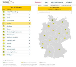 Startseite Digitaler Tourismus-Wegweiser der Bundesregierung