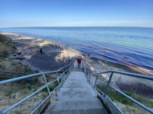 Treppe Steilküste Elmenhorst Ostsee