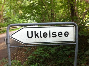 Verkehrsschild am Ukleisee