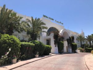 Eingangsbereich Vincci Djerba Resort in Tunesien