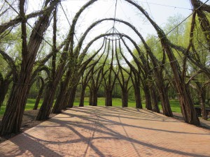 Weidendom im IGA Park