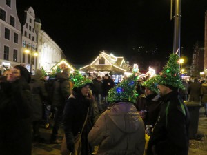 Coole Hüte auf dem Weihnachtsmarkt Rostock