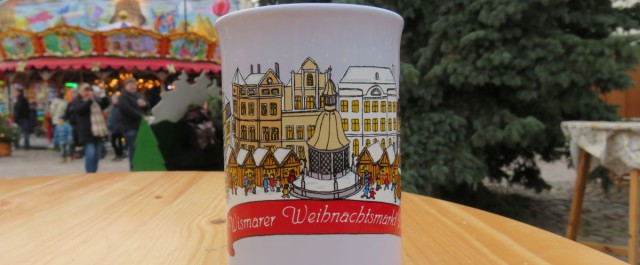 Weihnachtsmarkt Wismar Glühweintasse 2016