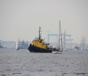 Schiffe auf der Kieler Förde, Windjammerparade 2014 zur Kieler Woche am 28.06.2014