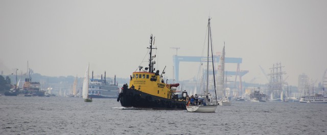 Schiffe auf der Kieler Förde, Windjammerparade 2014 zur Kieler Woche am 28.06.2014