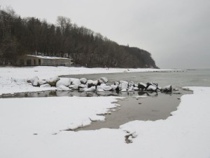 Wintertag am Strand Dänisch-Nienhof